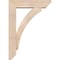 Ekena Millwork Thorton Slat Smooth Bracket w/ Offset Brace, Douglas Fir, 5 1/2"W x 20"D x 28"H BKT0604X20X28THR06SDF - alternate 2